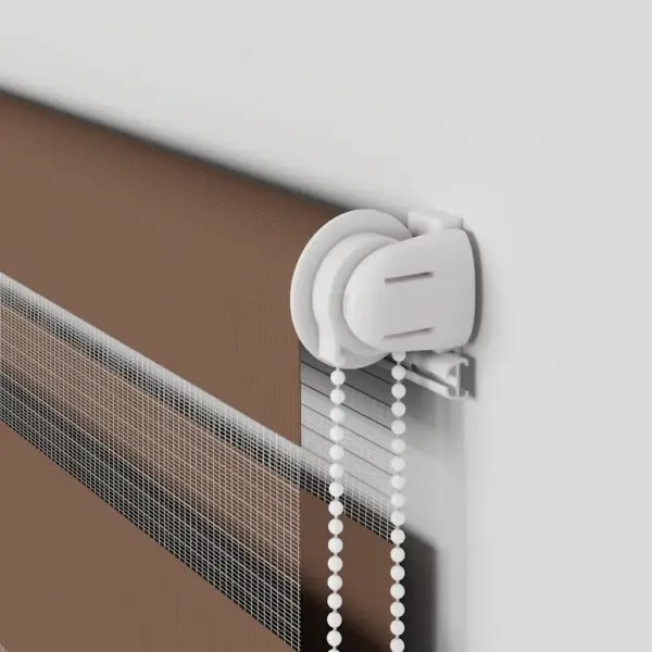 Pruun triibuline sebraruloo 100 x 150 cm, 100% polüester – 10