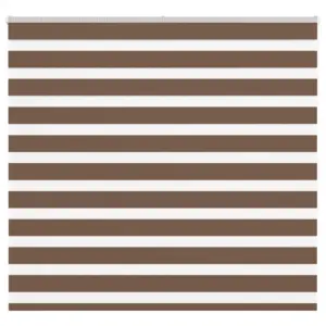 Pruun sebraruloo kettmehhanismiga, 160 x 150 cm, polüester