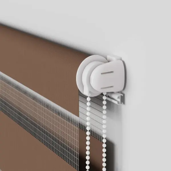 Pruun triibuline sebraruloo, 80 x 150 cm, kanga laius 75,9 cm, polüester – 10