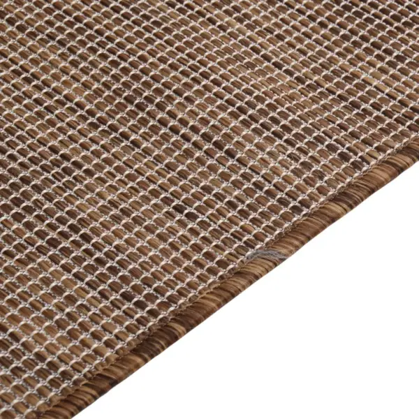 Ilmastikukindel silesidus õuevaip, pruun, 160 x 230 cm - 4