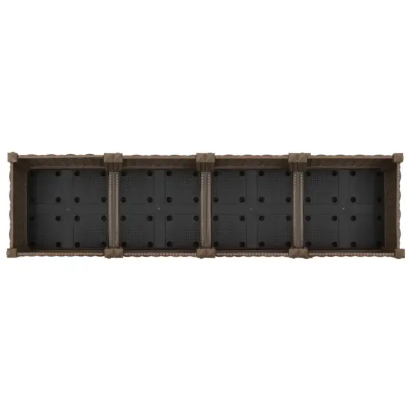 Pruun polüpropüleenist taimekast 160 x 40 x 23 cm – 6