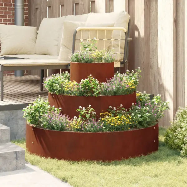 Terasest aiapott pruun, 90 x 90 x 20 cm, välitingimustesse – 4