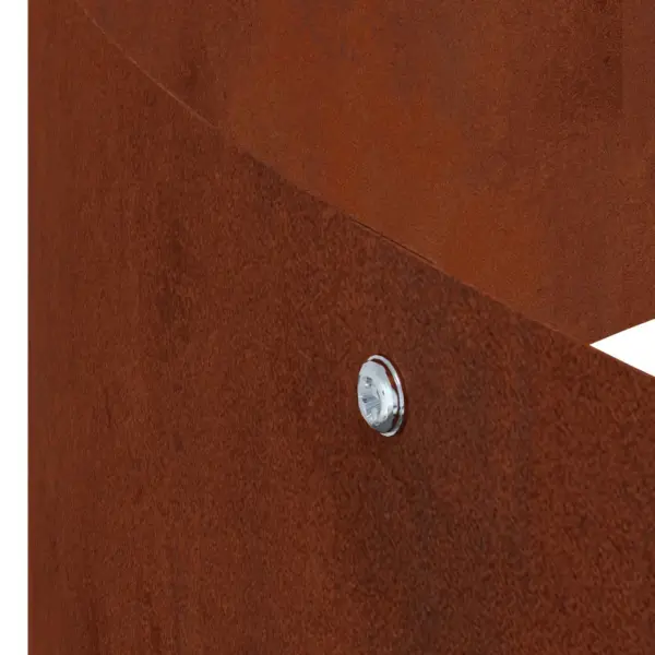 Terasest aiapott pruun, 90 x 90 x 20 cm, välitingimustesse – 9