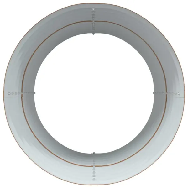 Kõrge aiapeenar, pruun teras, 80 x 80 x 81 cm – 7