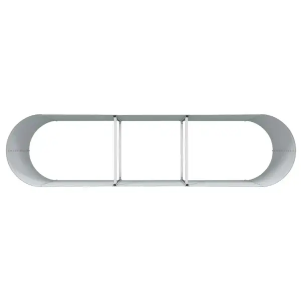 Pruun terasest kõrge peenar, 316 x 80 x 81 cm, välitingimustesse – 7