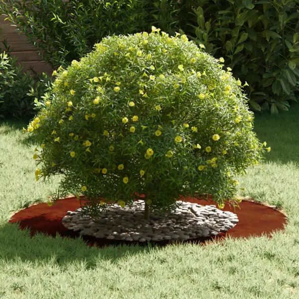 Lame pruun terasest puurõngas puualuse jaoks, Ø50/80 cm – 3