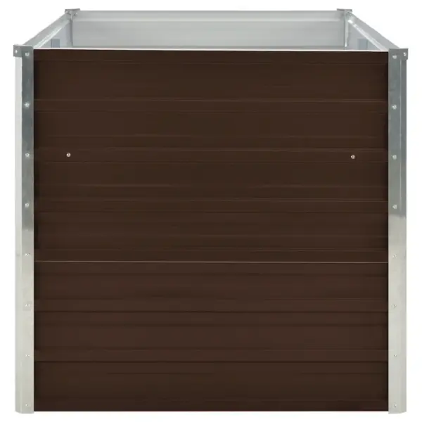 Kõrgendatud peenrakast pruunist tsingitud terasest, 160 x 80 x 77 cm – 5