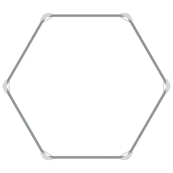 Pruun tsingitud terasest kõrgpeenar avatud põhjaga, 129 x 129 x 77 cm – 4