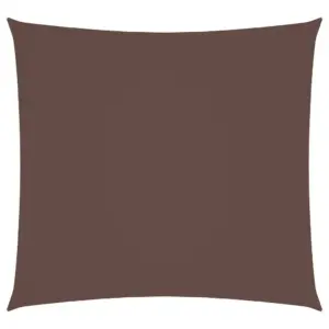 Veekindel kandiline päikesepuri, pruun PU-kattega oxford-kangas, 4,5 x 4,5 m