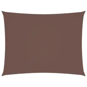 Veekindel oxford-kangast päikesepuri, ristkülik, 6 x 8 m, pruun