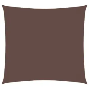 Veekindel pruun kandiline päikesepuri oxford-kangast, 2,5 x 2,5 m