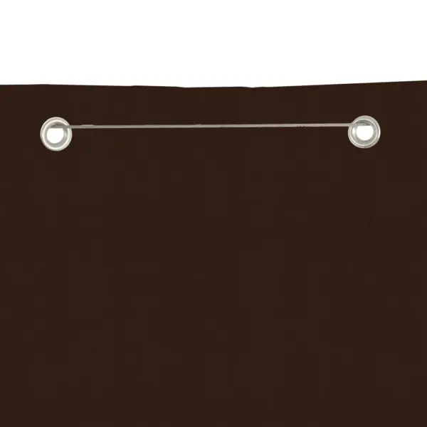 Veekindel rõdusirm privaatsuseks, pruun Oxfordi kangas, 80 x 240 cm – 3
