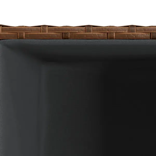 Pruunid aia taimekastid polürotangist, 2 tk, 40 x 40 x 80 cm – 10