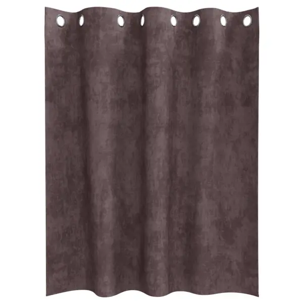 Pruunid sametkardinad, 2 tk, valguskindlad, 140 x 140 cm – 4