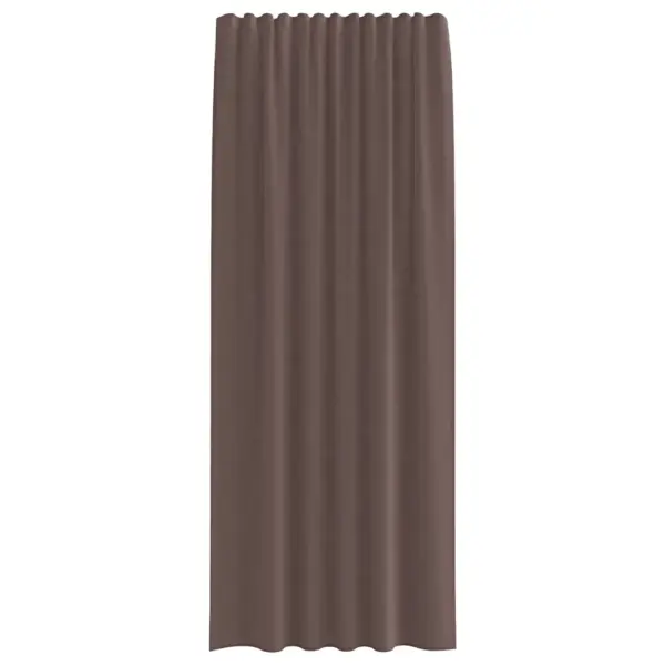 Pruunid vardataskuga voile-kardinad, 2 tk, 140 x 245 cm – 4