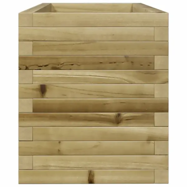 Puidust aia taimekast avatud põhjaga, pruun survetöödeldud männipuit, 90 x 40 x 45,5 cm - 6