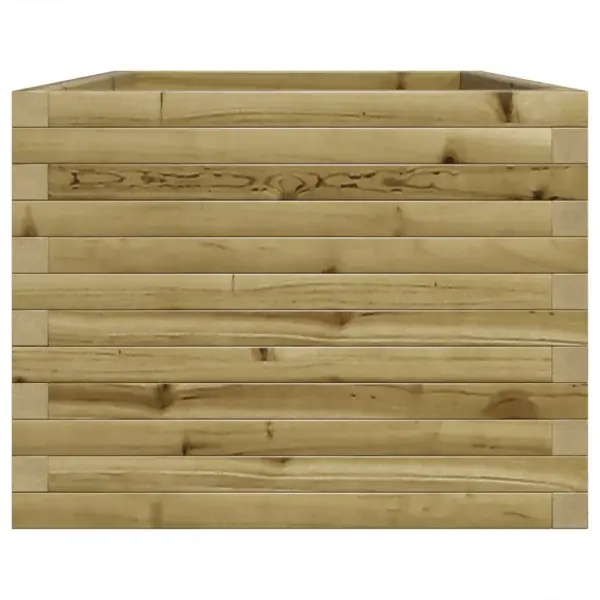 Puidust aia taimekast, 90 x 60 x 46 cm, survetöötlusega immutatud männipuit, pruun – 6