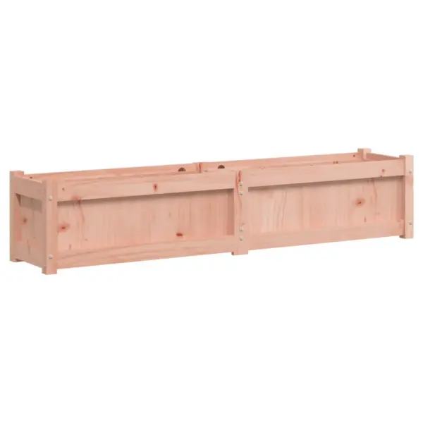 Puidust aia taimekastid 2 tk, töötlemata ebatsuuga puit, 150 x 31 x 31 cm - 4