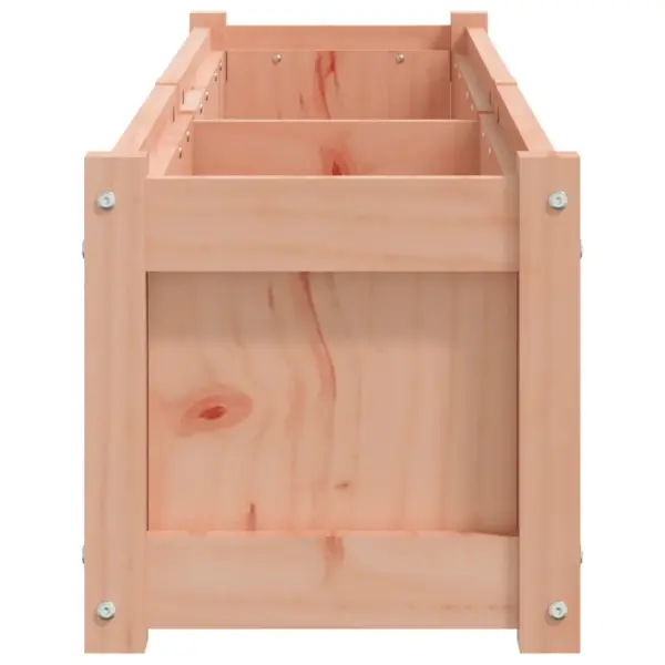 Puidust aia taimekastid 2 tk, töötlemata ebatsuuga puit, 150 x 31 x 31 cm - 6