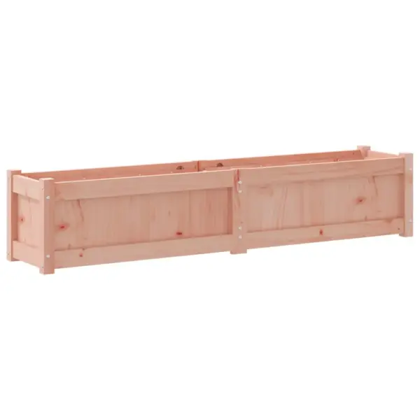 Puidust aia taimekastid 2 tk, töötlemata ebatsuuga puit, 150 x 31 x 31 cm - 7