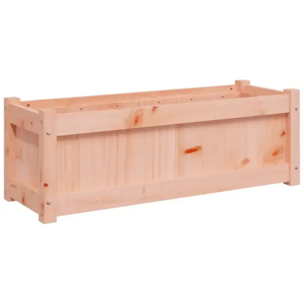 Aia taimekastid 2 tk, töötlemata ebatsuugapuit, 90 x 31 x 31 cm - 8