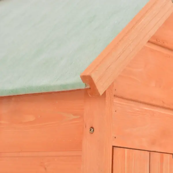 Puidust aiatööriistakuur veekindla katusega, 71 x 60 x 213 cm, pruun – 9