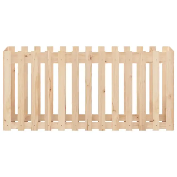 Lippaia disainiga puidust kõrgendatud taimelava, männipuit, 150 x 50 x 70 cm – 5