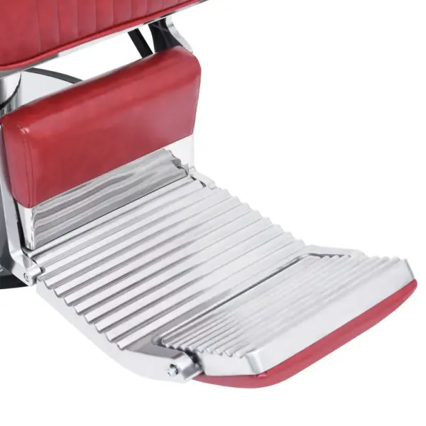 Juuksuritool 360° pöörlev, reguleeritava selja- ja peatoega, punane kunstnahk, 68 x 69 x 116 cm – 6