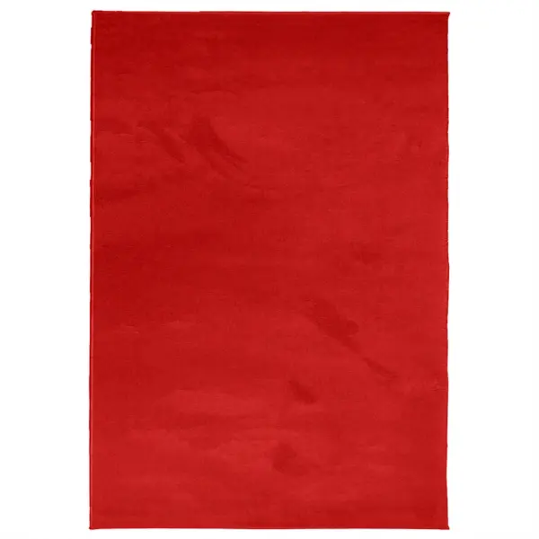 Lühikese karvaga vaip OVIEDO, punane, 160 x 230 cm, polüester – 2