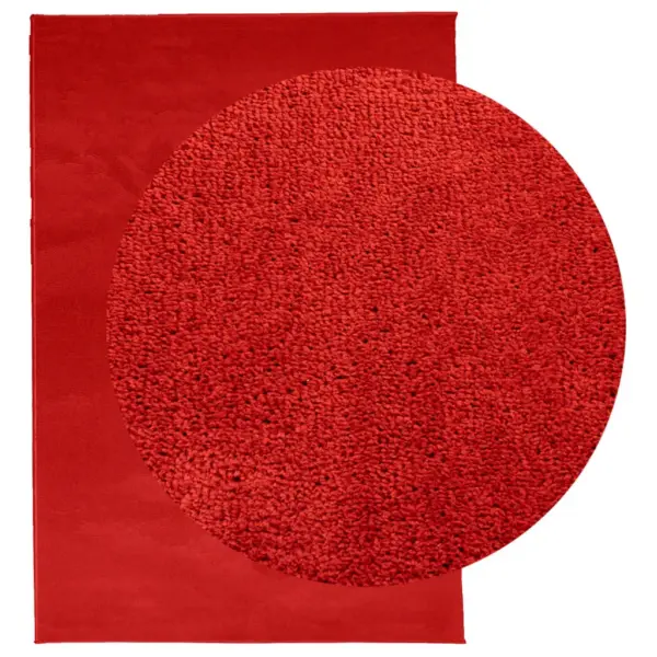 Lühikese karvaga vaip OVIEDO, punane, 160 x 230 cm, polüester – 3