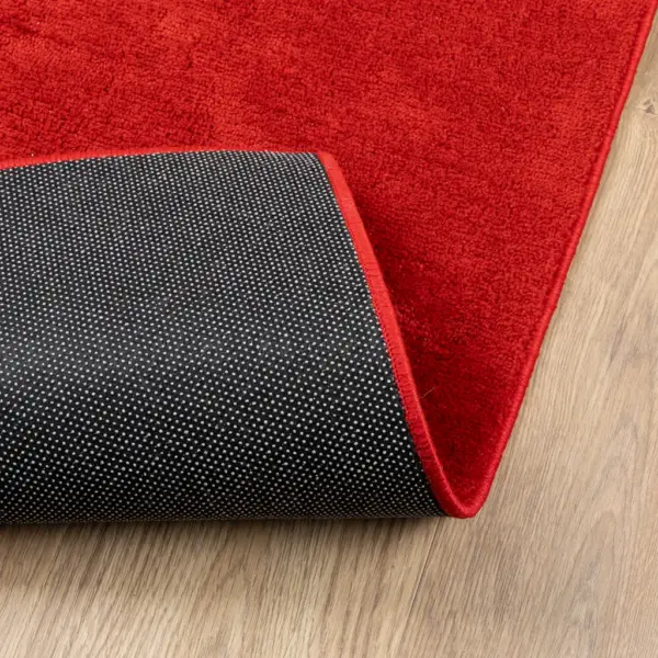 Punane lühikese karvaga vaip OVIEDO, 200 x 280 cm, 100% polüester – 5