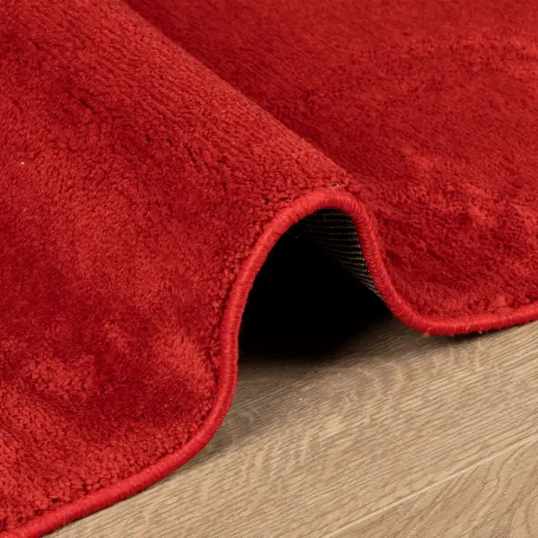 Punane lühikese karvaga vaip OVIEDO, 200 x 280 cm, 100% polüester – 6