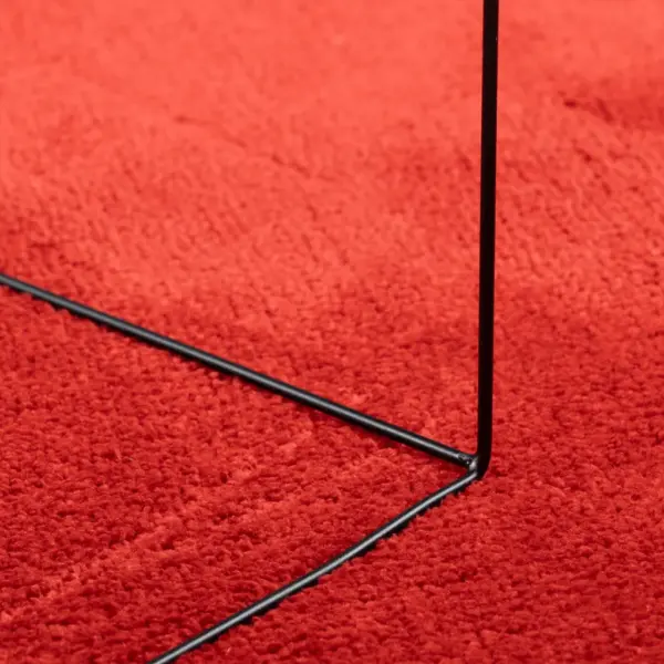 Punane lühikese karvaga vaip OVIEDO, 200 x 280 cm, 100% polüester – 8