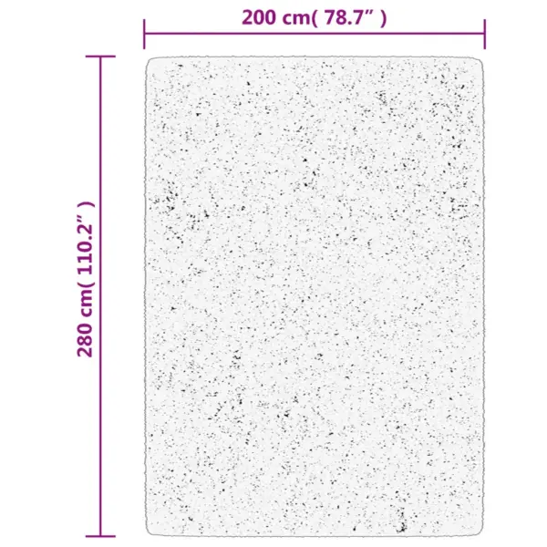 Punane lühikese karvaga vaip OVIEDO, 200 x 280 cm, 100% polüester – 10