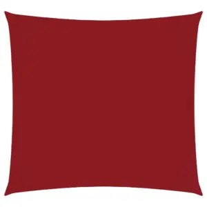 Veekindel UV-kaitsega päikesepuri, kandiline, punane, oxford-kangas, 2 x 2 m