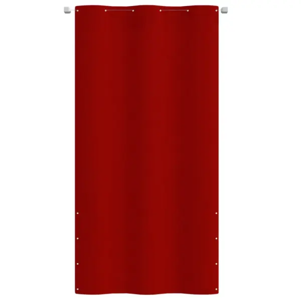 Veekindel rõdusirm privaatsusekaitsega, punane Oxfordi kangas, 120 x 240 cm – 2