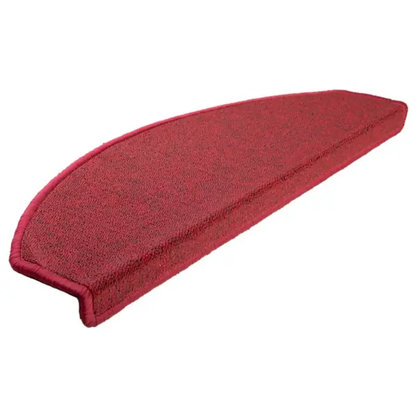 Punased poolringikujulised trepimatid, 10 tk, suured, 65 x 24 x 4 cm, 100% tepitud PP - 3