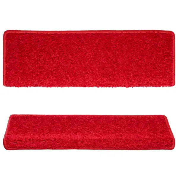 Libisemist vähendavad punased trepimatid kahepoolse teibiga, 15 tk, 65 x 21 x 4 cm – 4