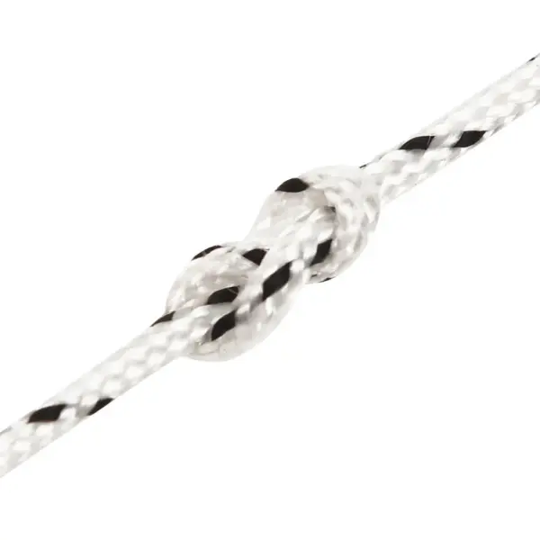 Punutud polüester paadiköis, valge, 2 mm x 25 m – 4