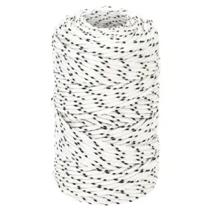 Punutud polüesterpaadiköis, valge, 2 mm x 250 m