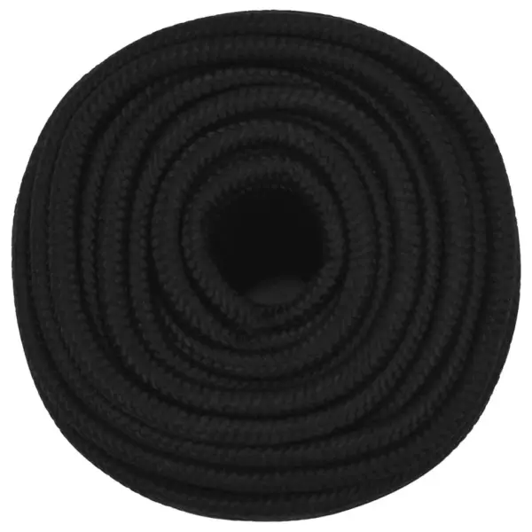 Punutud töököis, must polüester, 12 mm, 100 m rull – 3