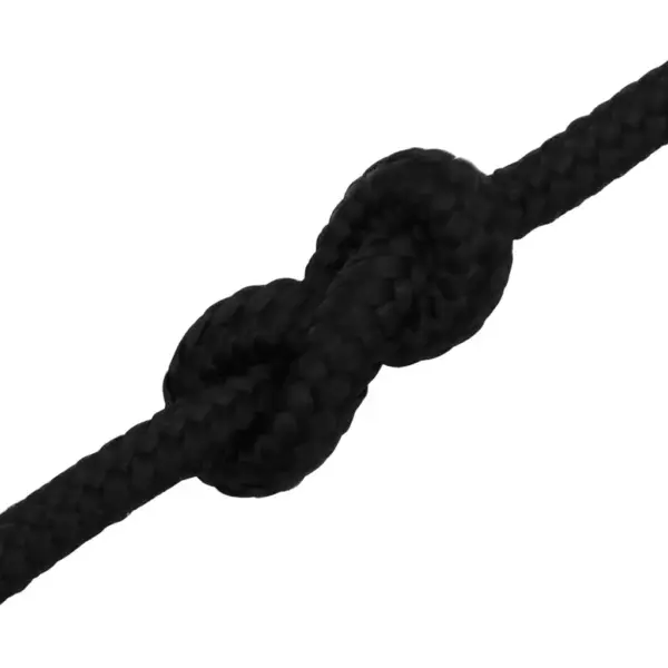 Punutud töököis, must polüester, 8 mm, 500 m, tõmbetugevus 800 kg - 5