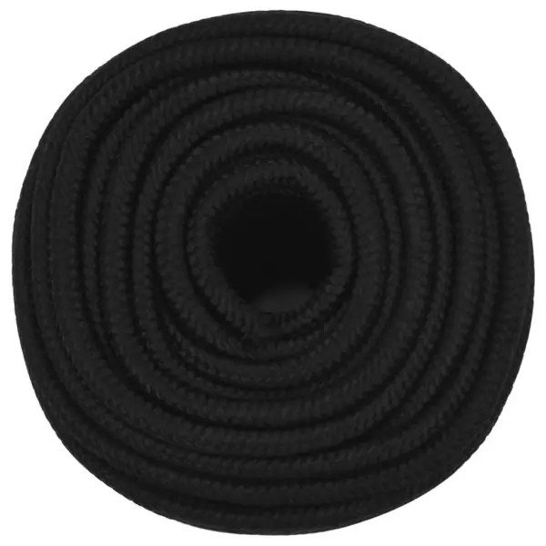 Punutud töököis, must polüester, 12 mm, 25 m - 3