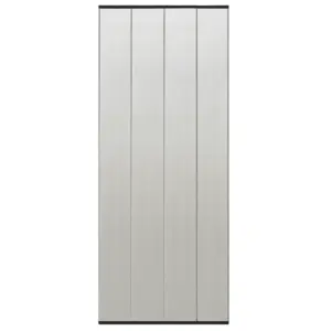 Isesulguv putukakardin uksele, must polüester, 100 x 220 cm