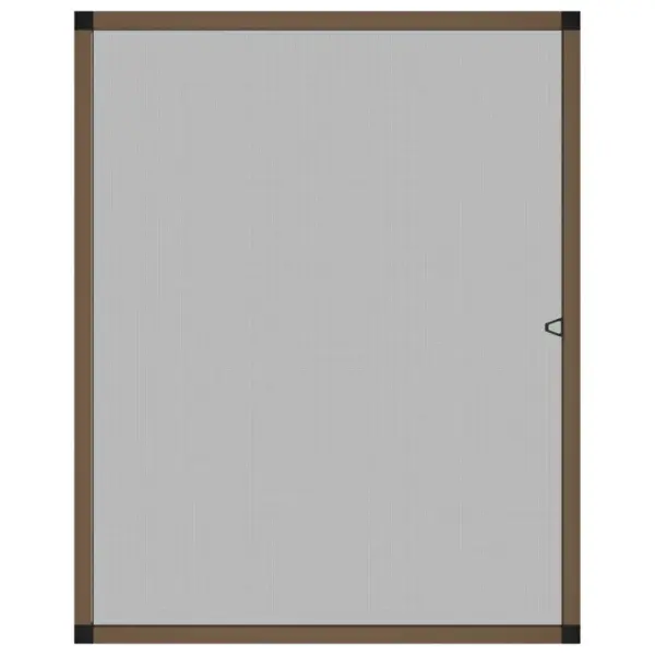 Putukavõrk aknale pruuni alumiiniumraamiga, 100 x 120 cm – 3