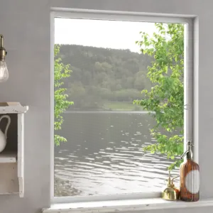 Putukavõrk aknale valge alumiiniumraamiga, 80 x 100 cm