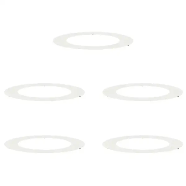 Lamedad puutüverõngad juureala kaitseks, 5 tk, valge teras, Ø 60/90 cm – 2