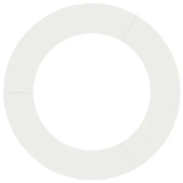 Lamedad puutüverõngad juureala kaitseks, 5 tk, valge teras, Ø 60/90 cm – 5