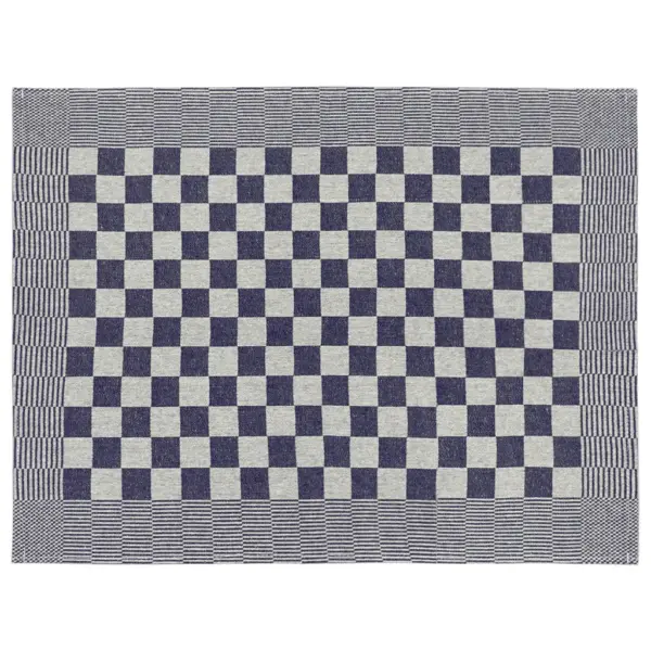 10-osaline köögi- ja külalisterätikute komplekt, sinine-valge, 100% puuvill – 9