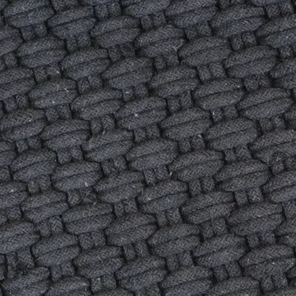 Ristkülikukujuline puuvillane vaip, antratsiithall, raskest köiest kootud, 160 x 230 cm – 5